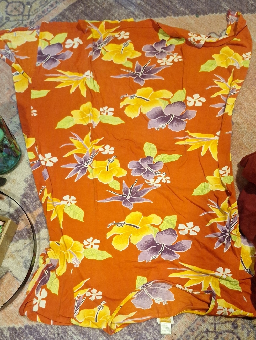 Women’s Midi Dress In ALOHA print.